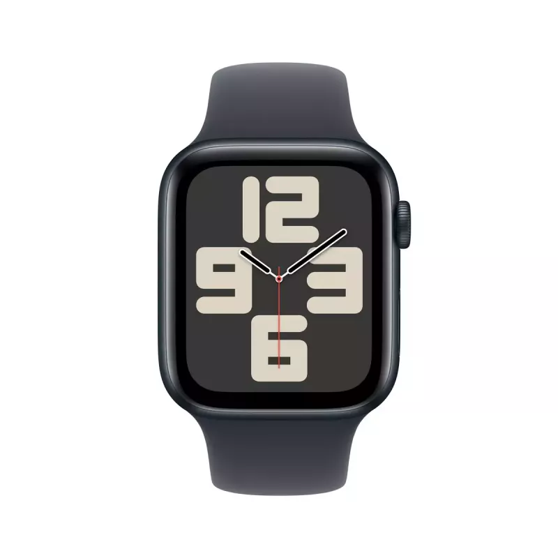Smartwatch Apple Watch SE GPS 44mm Midnight aluminium behuizing zwart