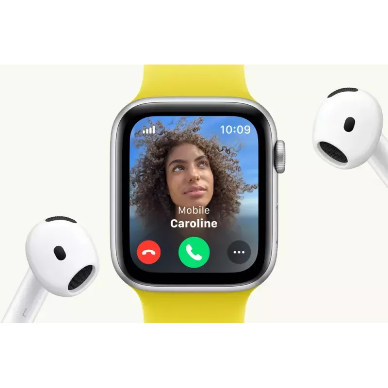 Smartwatch Apple Watch SE GPS 44mm Midnight aluminium behuizing zwart