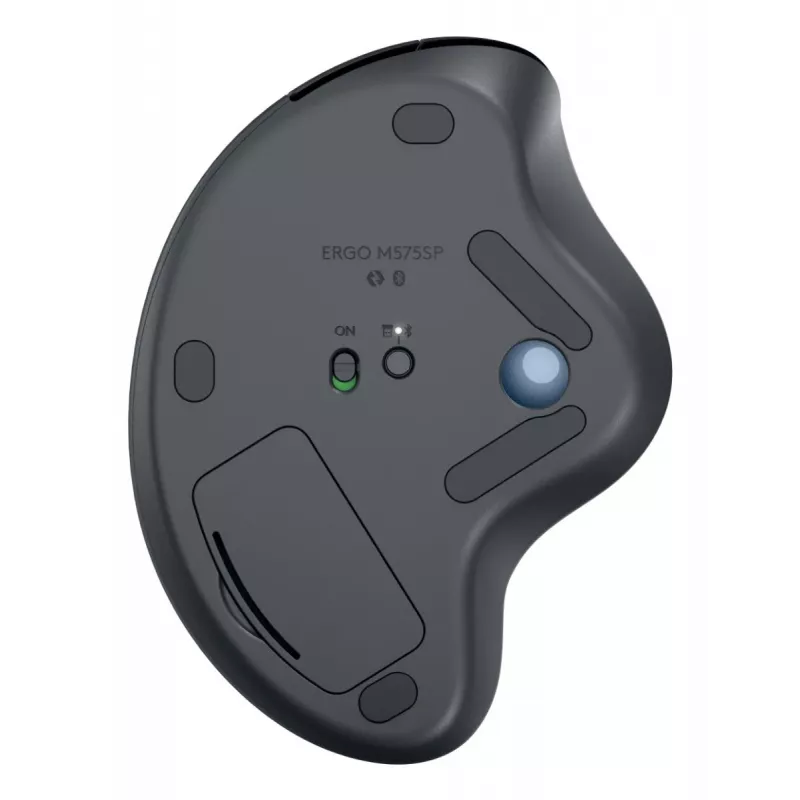 LOGITECH Ergo M575s draadloze trackball - Graphite + blauwe bal