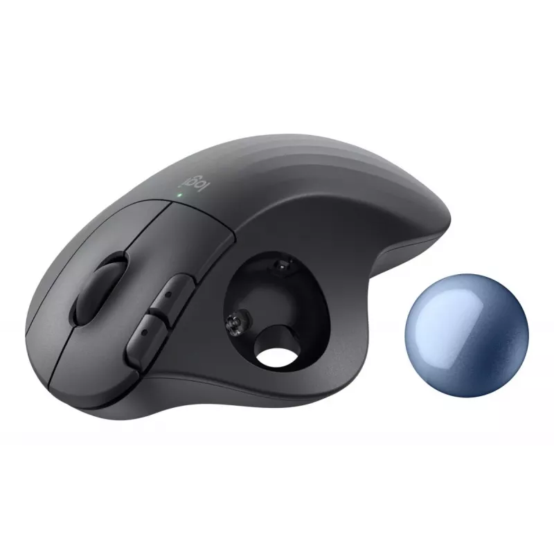 LOGITECH Ergo M575s draadloze trackball - Graphite + blauwe bal