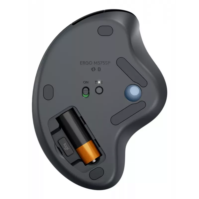 LOGITECH Ergo M575s draadloze trackball - Graphite + blauwe bal