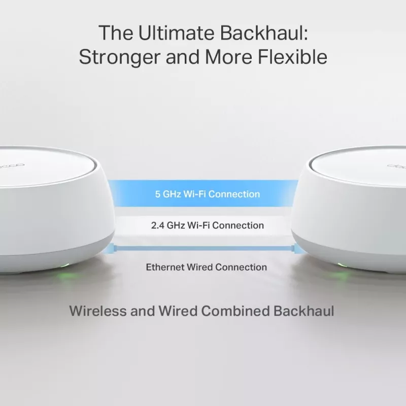 TP-Link BE3600 Whole Home Mesh Wi-Fi 7 systeem, 2.5G Multi Gigabit