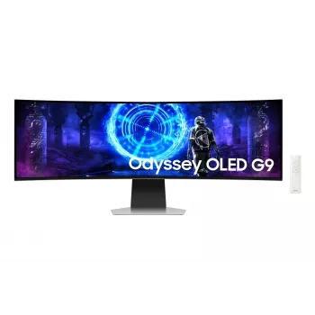 Samsung G95SD computermonitor 124,5 cm (49 inch) 5120 x 1440 pixels Dual QHD OLED zilver