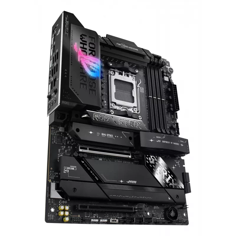 Moederbord ASUS ROG STRIX X870E-E GAMING WIFI ATX, AMD X870E, Socket AM5, DDR5, 4 DIMM, Wi-Fi 7, Bluetooth 5.4, 5Gb LAN