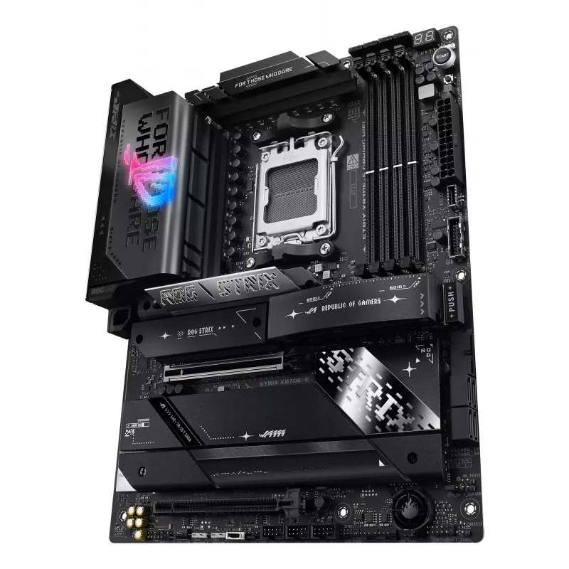 Moederbord ASUS ROG STRIX X870E-E GAMING WIFI ATX, AMD X870E, Socket AM5, DDR5, 4 DIMM, Wi-Fi 7, Bluetooth 5.4, 5Gb LAN