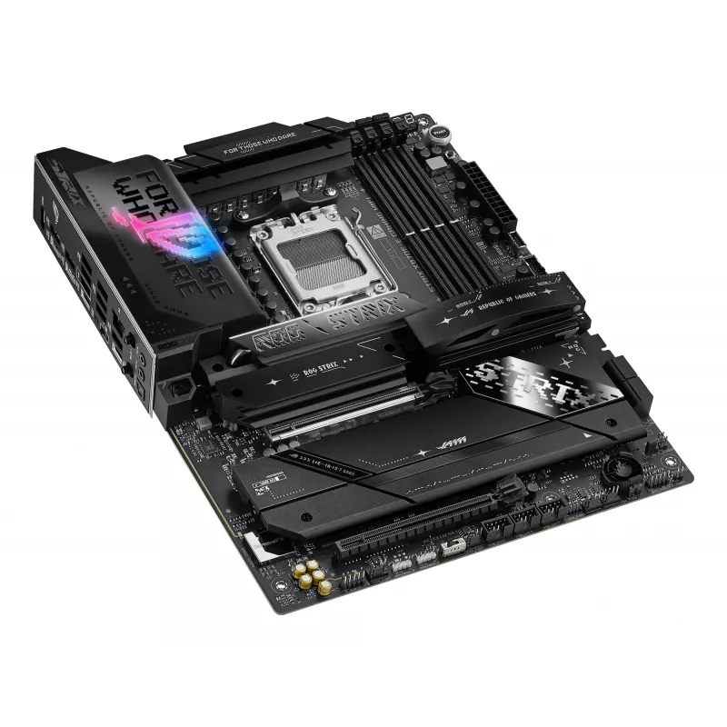 Moederbord ASUS ROG STRIX X870E-E GAMING WIFI ATX, AMD X870E, Socket AM5, DDR5, 4 DIMM, Wi-Fi 7, Bluetooth 5.4, 5Gb LAN