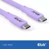 USB-C-kabel CLUB3D CAC-3004 2m paars