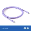 USB-C-kabel CLUB3D CAC-3004 2m paars