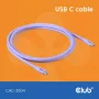 USB-C-kabel CLUB3D CAC-3004 2m paars