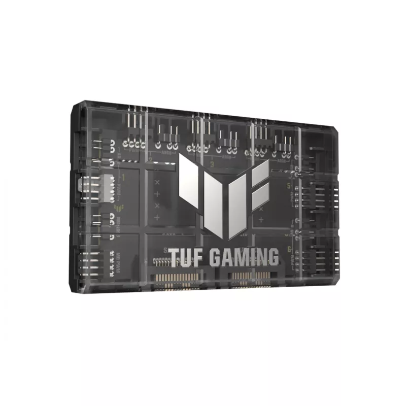 Fancontroller ASUS TUF Gaming ARGB PWM Fan Hub 4-polig zwart