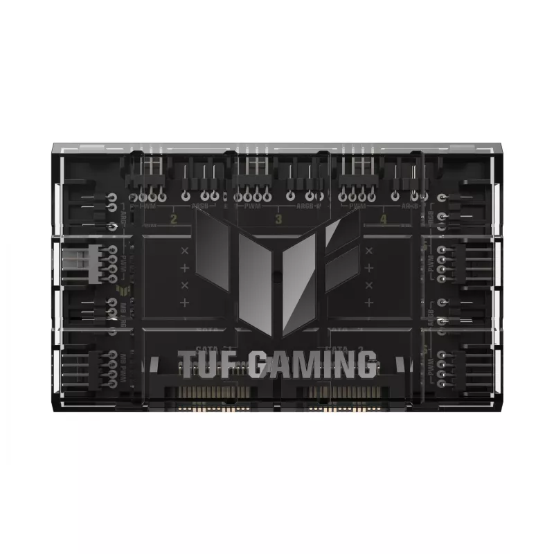 Fancontroller ASUS TUF Gaming ARGB PWM Fan Hub 4-polig zwart