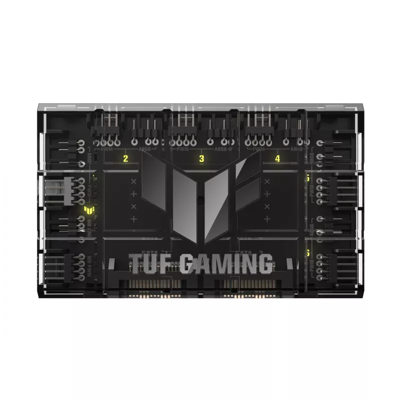 Fancontroller ASUS TUF Gaming ARGB PWM Fan Hub 4-polig zwart