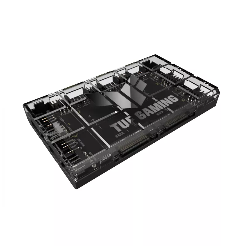 Fancontroller ASUS TUF Gaming ARGB PWM Fan Hub 4-polig zwart