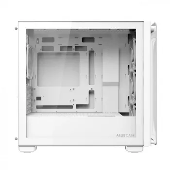 ASUS A23 PLUS TG ARGB WHITE, pc, wit, micro ATX, Mini-ITX, Multi, 16,5 cm, 38 cm