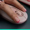 LOGITECH Pop Mouse - aanpasbare emoji's - draadloos - roze