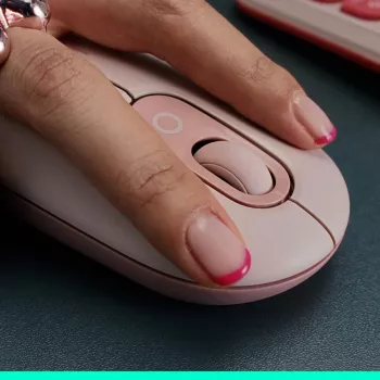 LOGITECH Pop Mouse - aanpasbare emoji's - draadloos - off white
