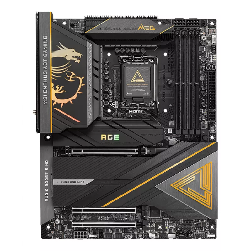 MSI MEG Z890 ACE moederbord Intel Z890 LGA 1851 (Socket V1) ATX
