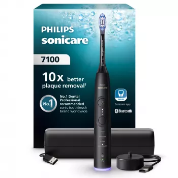 Sonic tandenborstel Philips Series 7100 HX7421/01 — sonic, 62.000 bewegingen/min, 3 snelheden, 4 modi, Bluetooth, Li-Ion, reisetui
