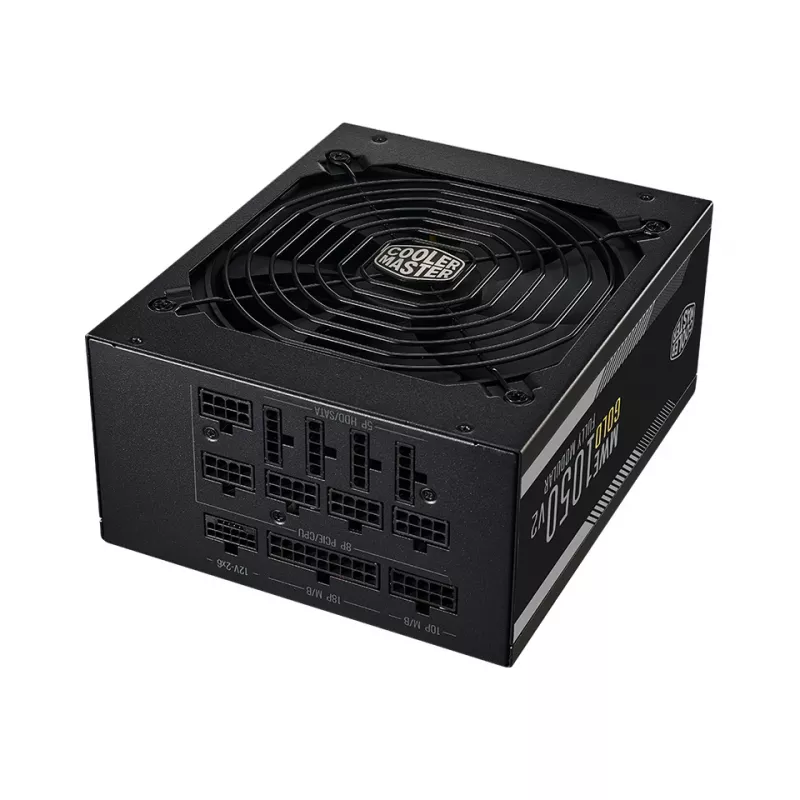 COOLER MASTER voeding MWE 1050 V2 Gold Full Modular 1050W ATX zwart