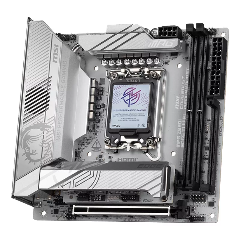 MSI MPG Z890I EDGE TI WIFI moederbord Intel Z890 LGA 1851 (Socket V1) Mini-ITX