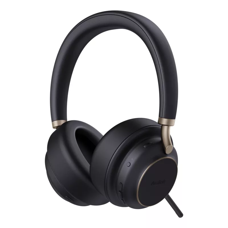 Yealink BH76 Plus Teams zwart USB-C/A-headset