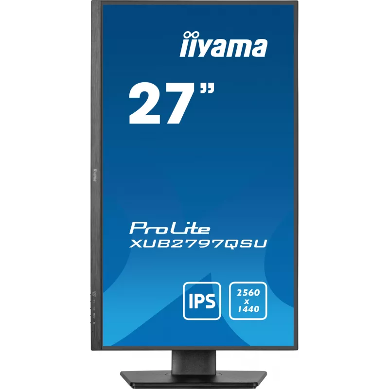 iiyama ProLite XUB2797QSU-B2 computermonitor 68,6 cm (27 inch) 2560 x 1440 pixel Quad HD LED zwart
