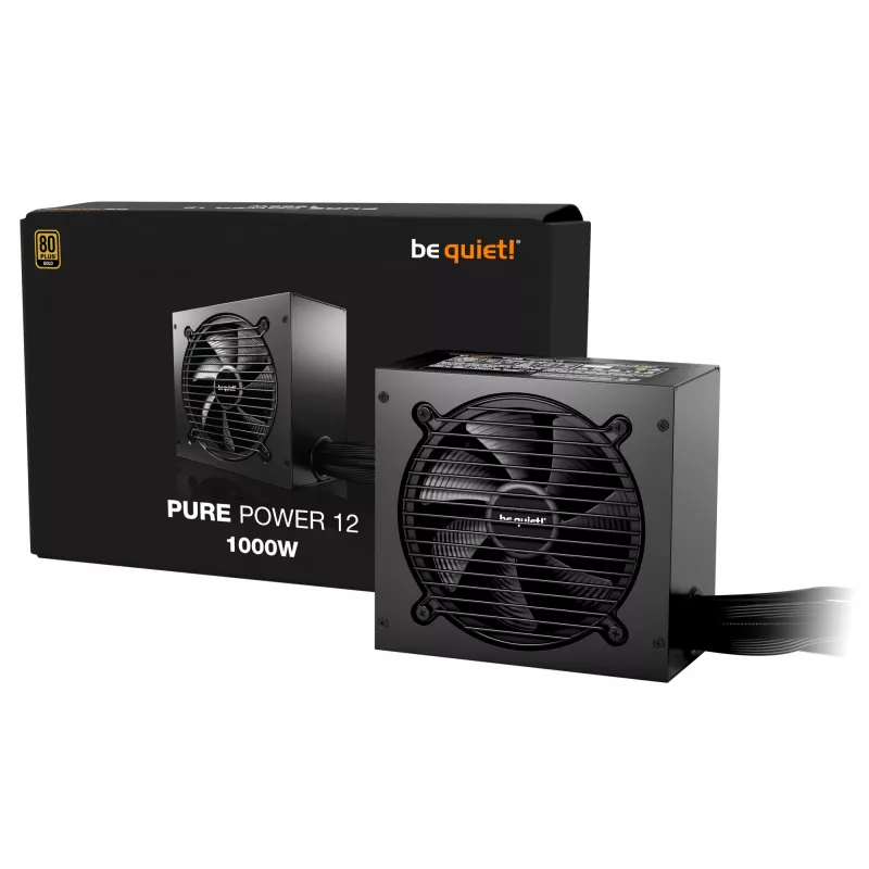 be quiet! PURE POWER 12 1000W voeding 20+4-polig ATX ATX zwart