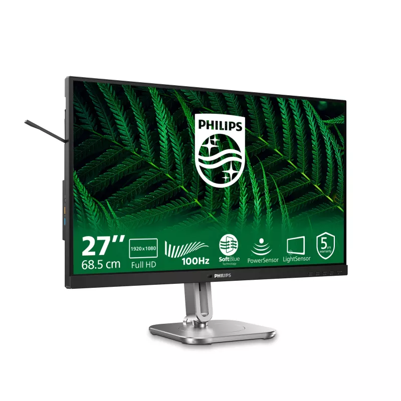 Philips 5000 series 27B2G5200/00 computermonitor 68,6 cm (27 inch) 1920 x 1080 pixel Full HD LCD antraciet