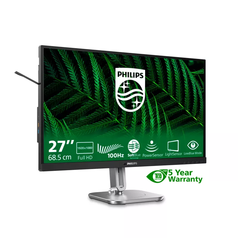 Philips 5000 series 27B2G5200/00 computermonitor 68,6 cm (27 inch) 1920 x 1080 pixel Full HD LCD antraciet