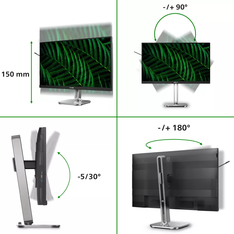 Philips 5000 series 27B2G5200/00 computermonitor 68,6 cm (27 inch) 1920 x 1080 pixel Full HD LCD antraciet