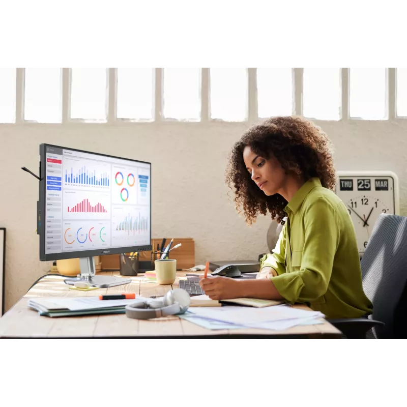 Philips 5000 series 27B2G5200/00 computermonitor 68,6 cm (27 inch) 1920 x 1080 pixel Full HD LCD antraciet