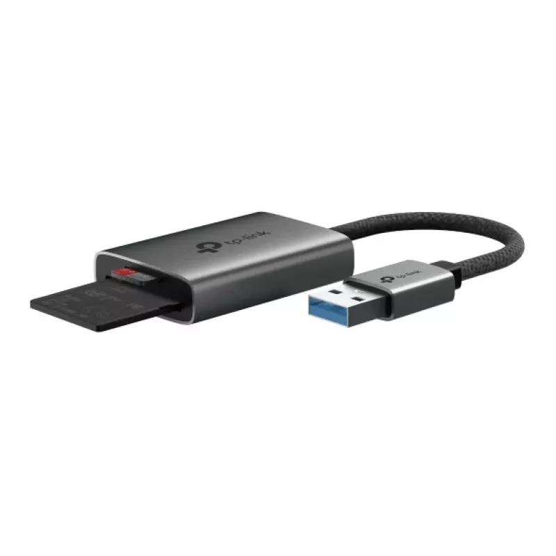 Kaartlezer TP-LINK UA430 USB 3.2 Gen 1 Type-C — MicroSD / SD, grijs