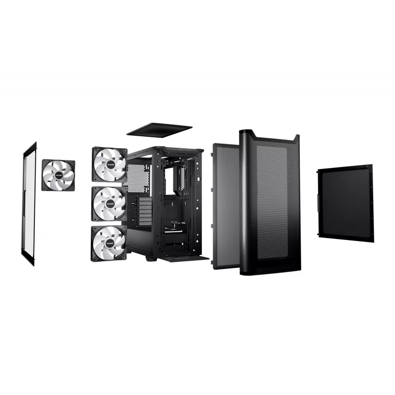 be quiet Pure Base 501 LX zwart midi-tower