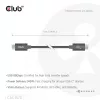 USB Type-C-kabel CLUB3D CAC-1570 1,2m — 80Gbps, 240W, ondersteunt 8K@240Hz, zwart