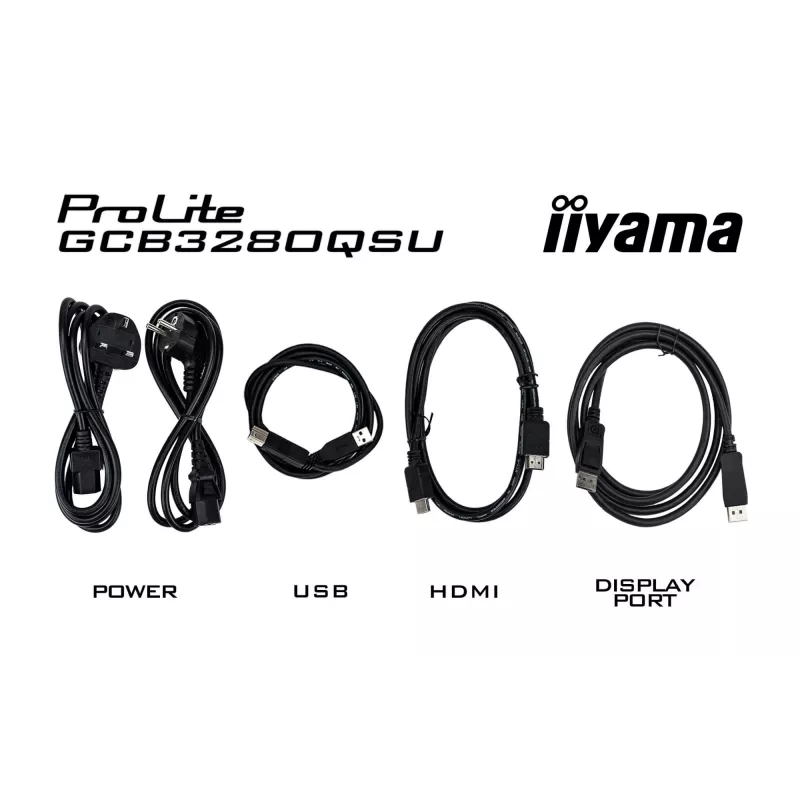 iiyama G-MASTER GCB3280QSU-B2 computermonitor 80 cm (31,5 inch) 2560 x 1440 pixels Dual QHD LED zwart
