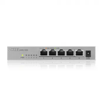 Zyxel XMG-105 unmanaged 2.5G Ethernet (100/1000/2500) grijs