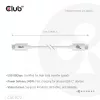 Club3D CAC-1572 USB 80 Gbps-gecertificeerde kabel, USB-C naar USB-C, 240 W PD, 8K240Hz, 1,2 m, wit