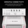 CORSAIR pc-behuizing - 5000T LX RGB midi-tower (tempered Glass) wit