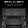 CORSAIR pc-behuizing - Icue Link 5000t Lx RGB mid-tower High-Performance