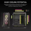 CORSAIR pc-behuizing - Icue Link 5000t Lx RGB mid-tower High-Performance