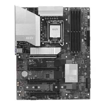 Moederbord MSI PRO B860-P — Intel B860, LGA 1851, ATX, DDR5, 4 DIMM, 3×M.2, 5Gb LAN, HDMI 2.1