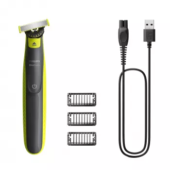 Scheerapparaat Philips Norelco OneBlade 360 QP2724/23 — 1 mes, trimmer, Wet & Dry, oplaadbaar NiMH