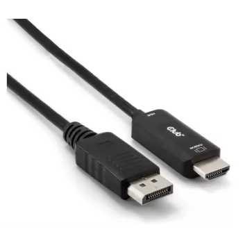 CLUB3D CAC-1083 DisplayPort-kabel 2 m HDMI type D (Micro) zwart