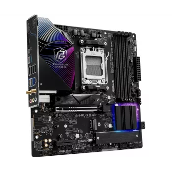 ASRock moederbord B850M Riptide WiFi AM5 AMD B850 4 X DDR5 1 X HDMI 2.1 Tmds/frl 8g 1 X DisplayPort 1.4 met DSC mATX
