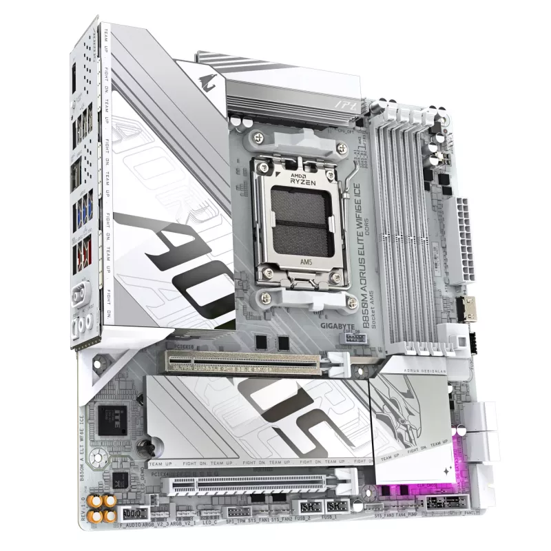 Moederbord GIGABYTE B850M AORUS ELITE WIFI6E, AMD B850, socket AM5, Micro ATX