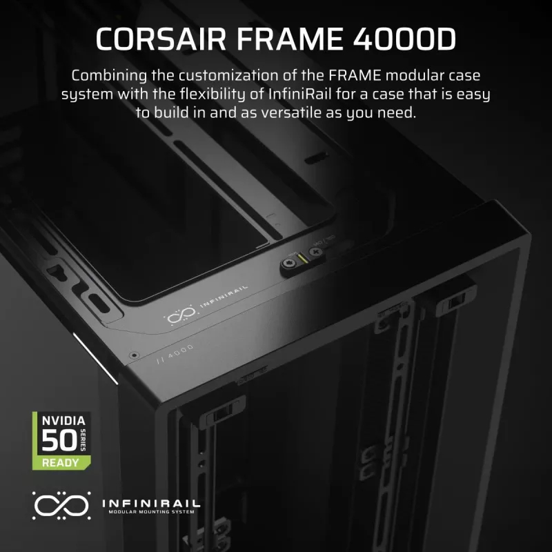 CORSAIR FRAME 4000D midi-tower behuizing zwart