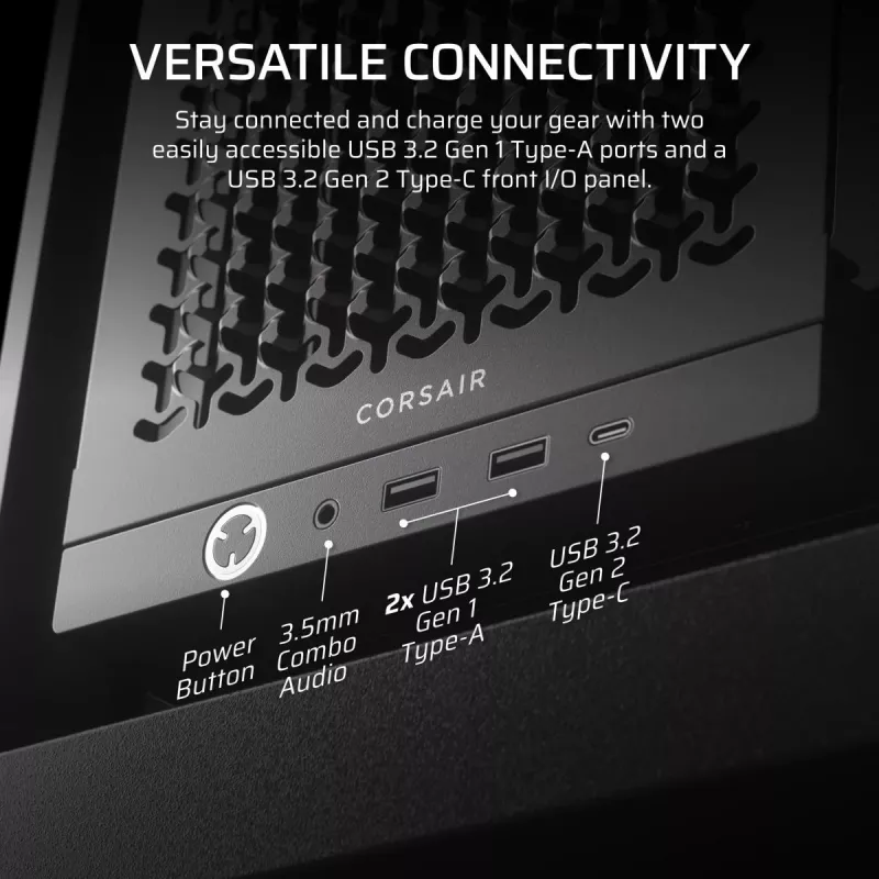 CORSAIR FRAME 4000D midi-tower behuizing zwart