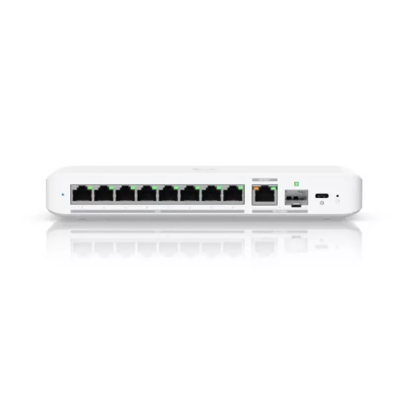 Managed Switch UBIQUITI UniFi Flex 2.5G USW-FLEX-2.5G-8 — 8× 2.5G RJ-45, 1× 10G SFP+, L2, 60 Gbit/s