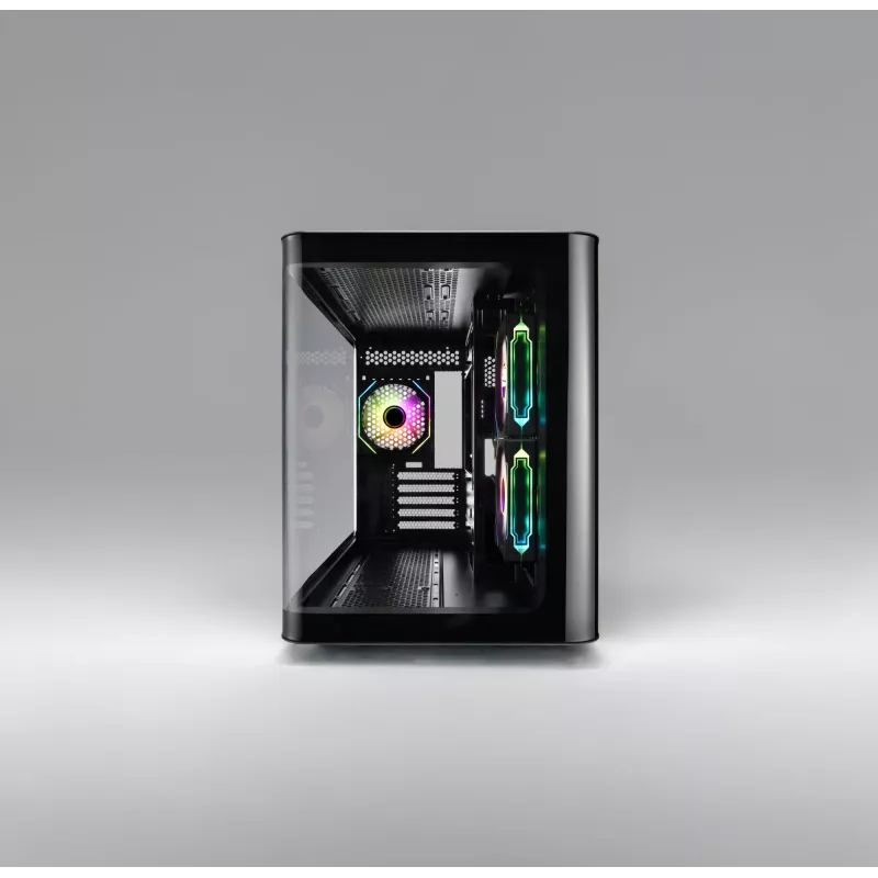 FSP S380-BA behuizing mini tower mITX, mATX zwart ARGB