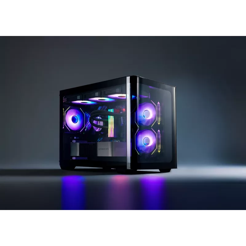 FSP S380-BA behuizing mini tower mITX, mATX zwart ARGB